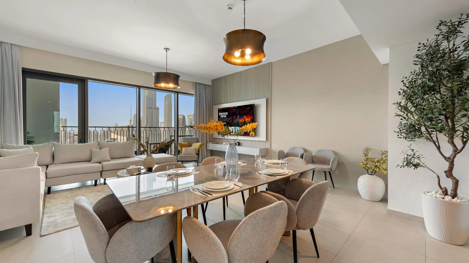 4Br With Spacious Balcony & Stunning Burj Khalifa Views Dubai
